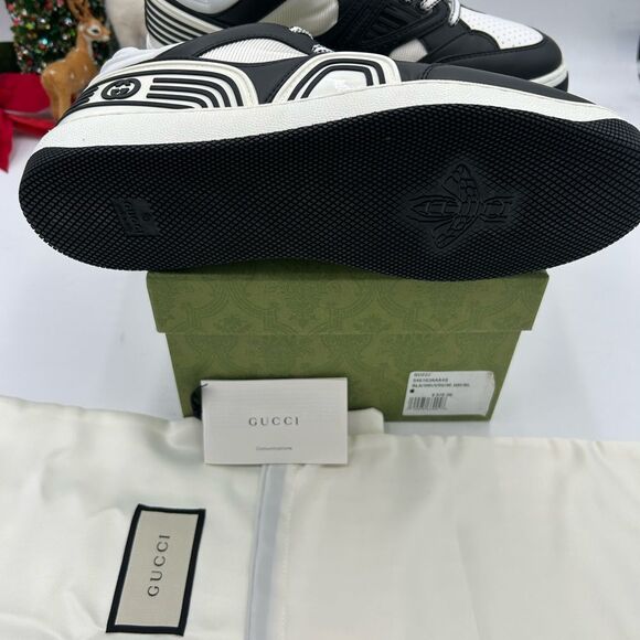 Men’s Gucci basket, low top sneakers size 8, made in Italy - Picture 4 of 9